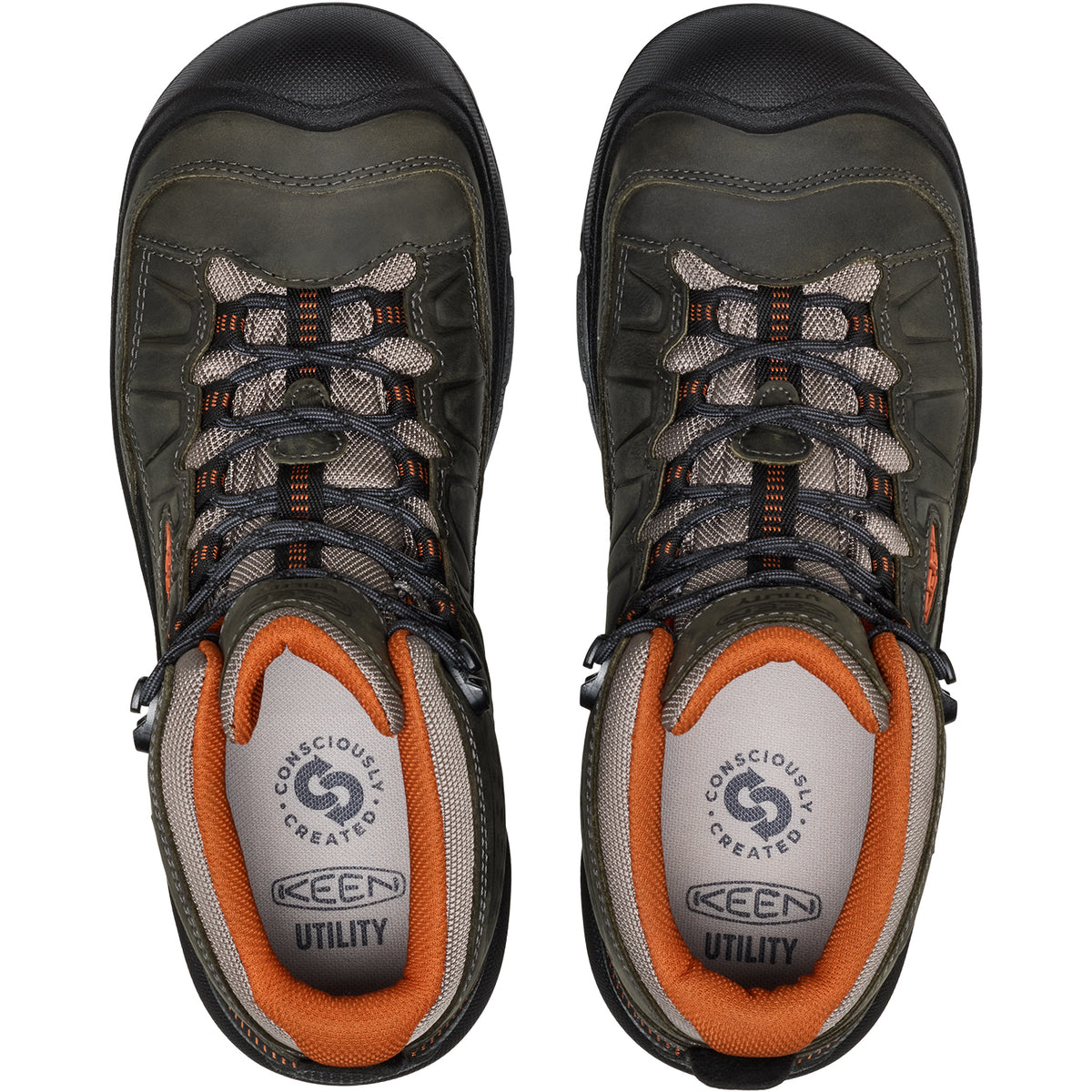 KEEN Utility Men's Targhee IV Waterproof Work Carbon Toe Work Boot