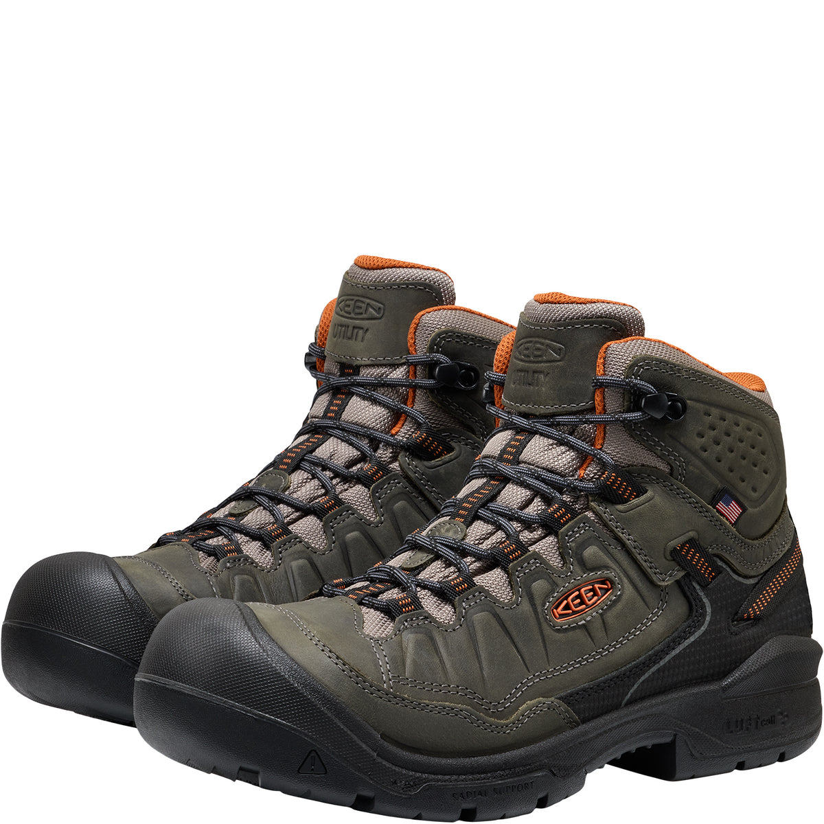 KEEN Utility Men's Targhee IV Waterproof Work Carbon Toe Work Boot
