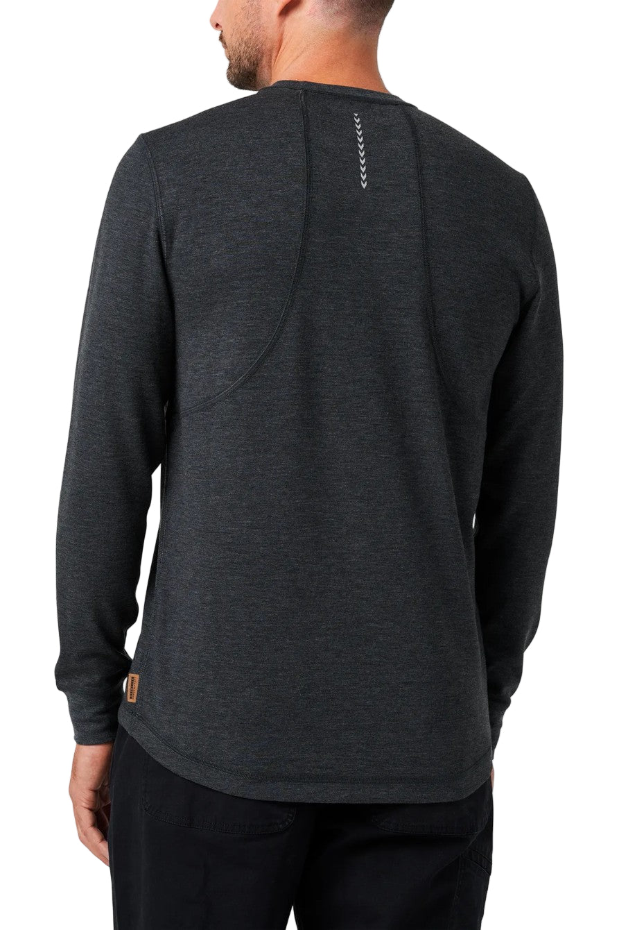 Lucky Brand Workwear Men's Performance Textured Knit Pocket Long Sleeve T-Shirt Long Sleeve T-Shirts Lucky Brand