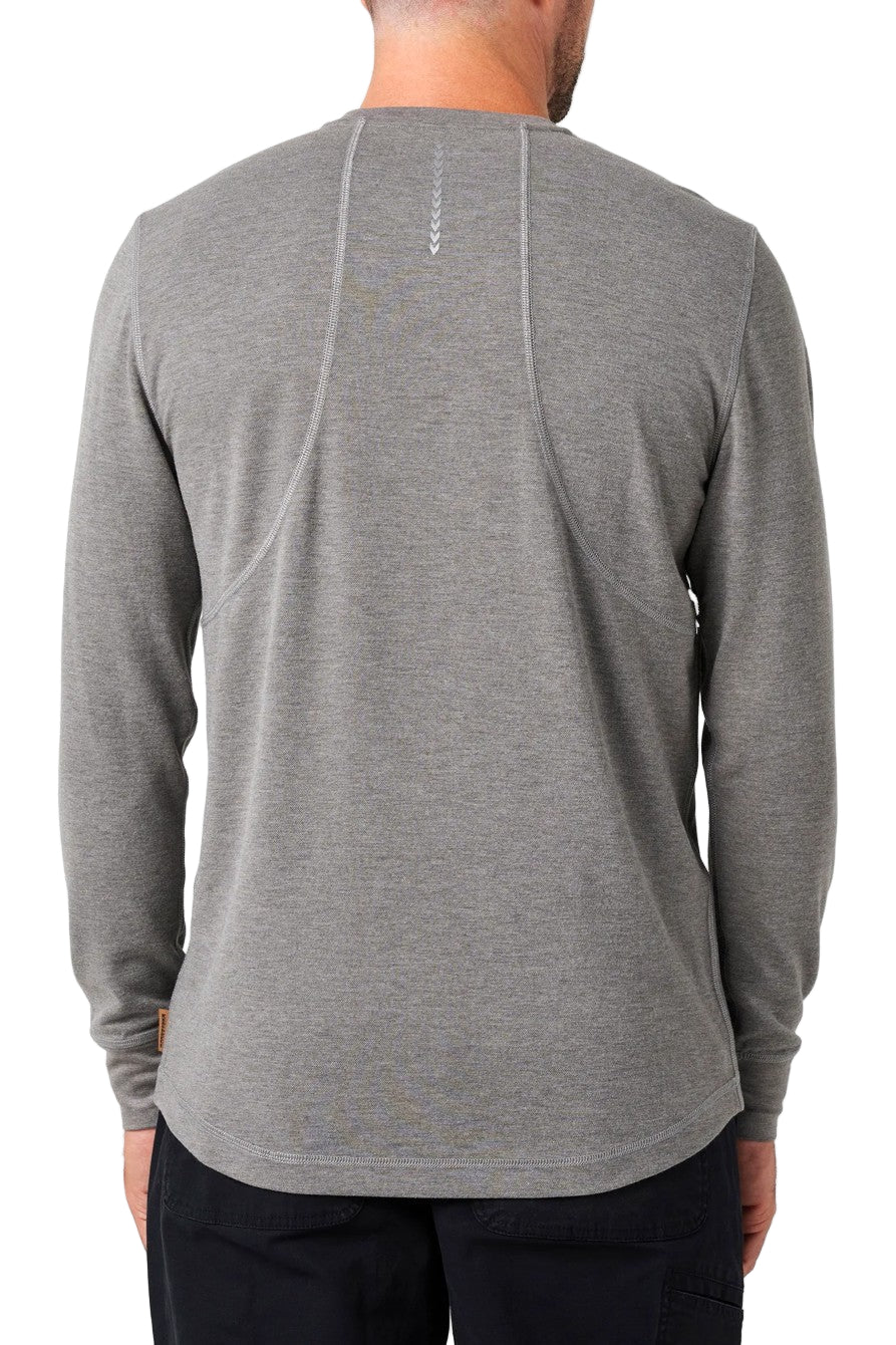 Lucky Brand Workwear Men's Performance Textured Knit Pocket Long Sleeve T-Shirt Long Sleeve T-Shirts Lucky Brand