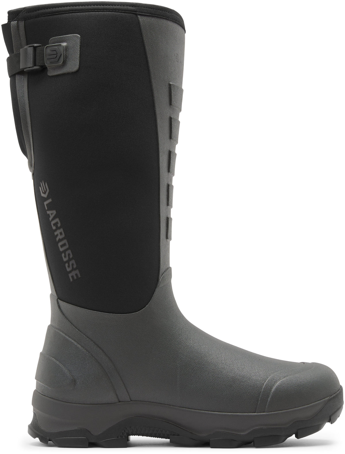LaCrosse Men's Alpha Lite II 16" Waterproof Rubber Boot Rubber Boots LaCrosse Black 10 M