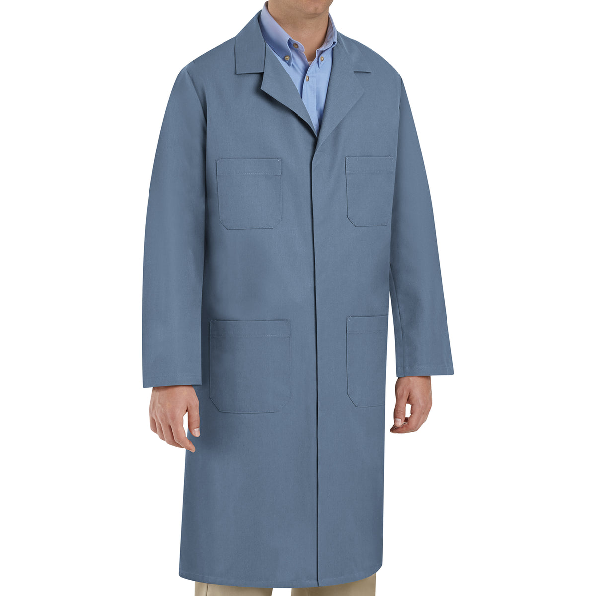 Red Kap Men's Shop Coat Jackets & Coats Red Kap Post Blue 40 Reg
