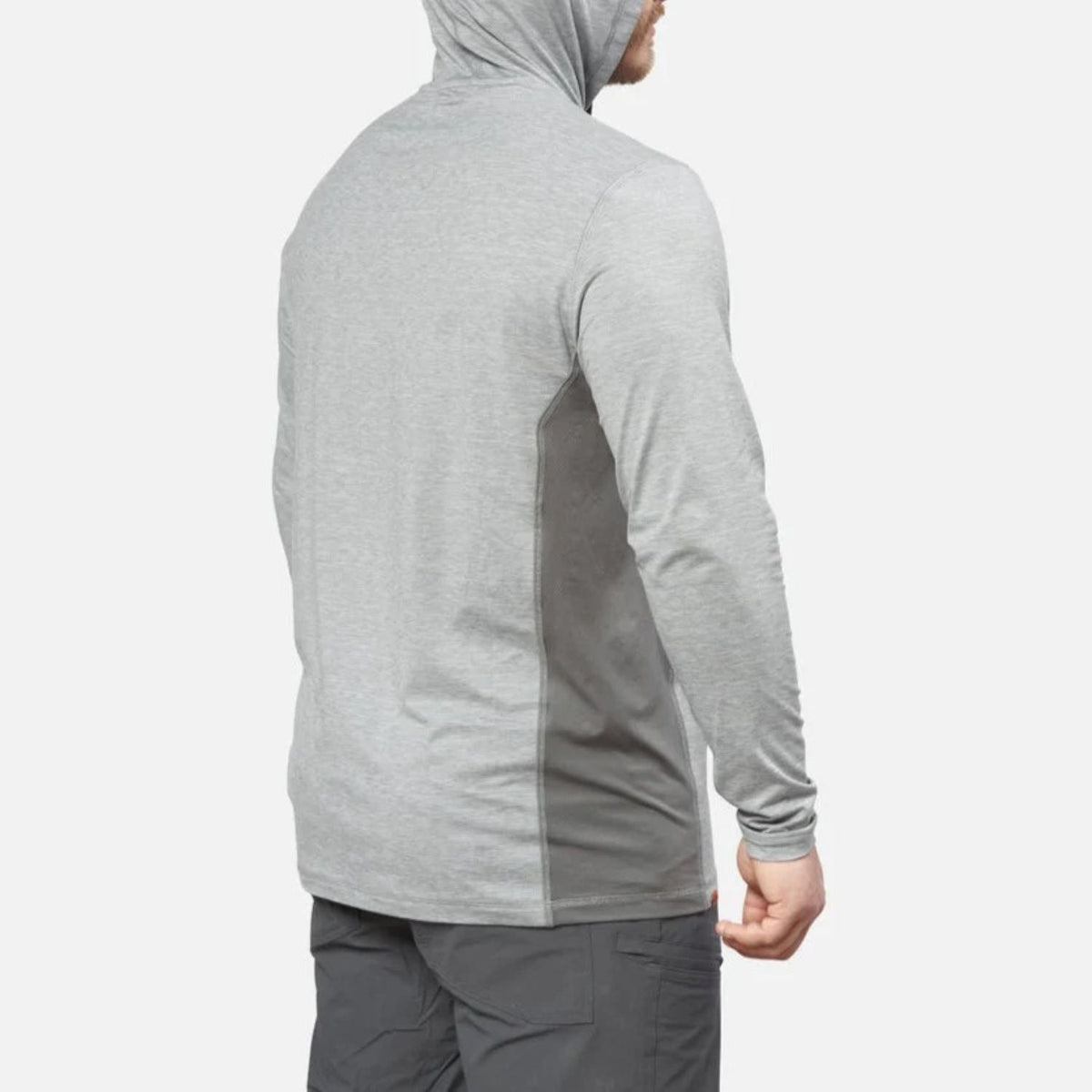 BRUNT Men's The Mckenna Tech UPF 50 Hooded Long Sleeve T-Shirt Long Sleeve T-Shirts BRUNT