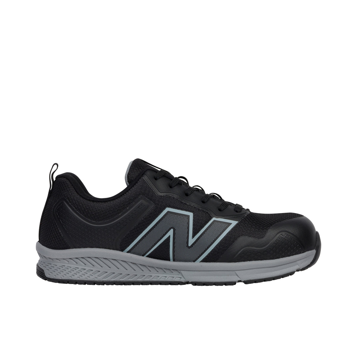 New Balance Men's Evolve Alloy Toe Work Shoe Work Shoes New Balance Black Grey 10 2E