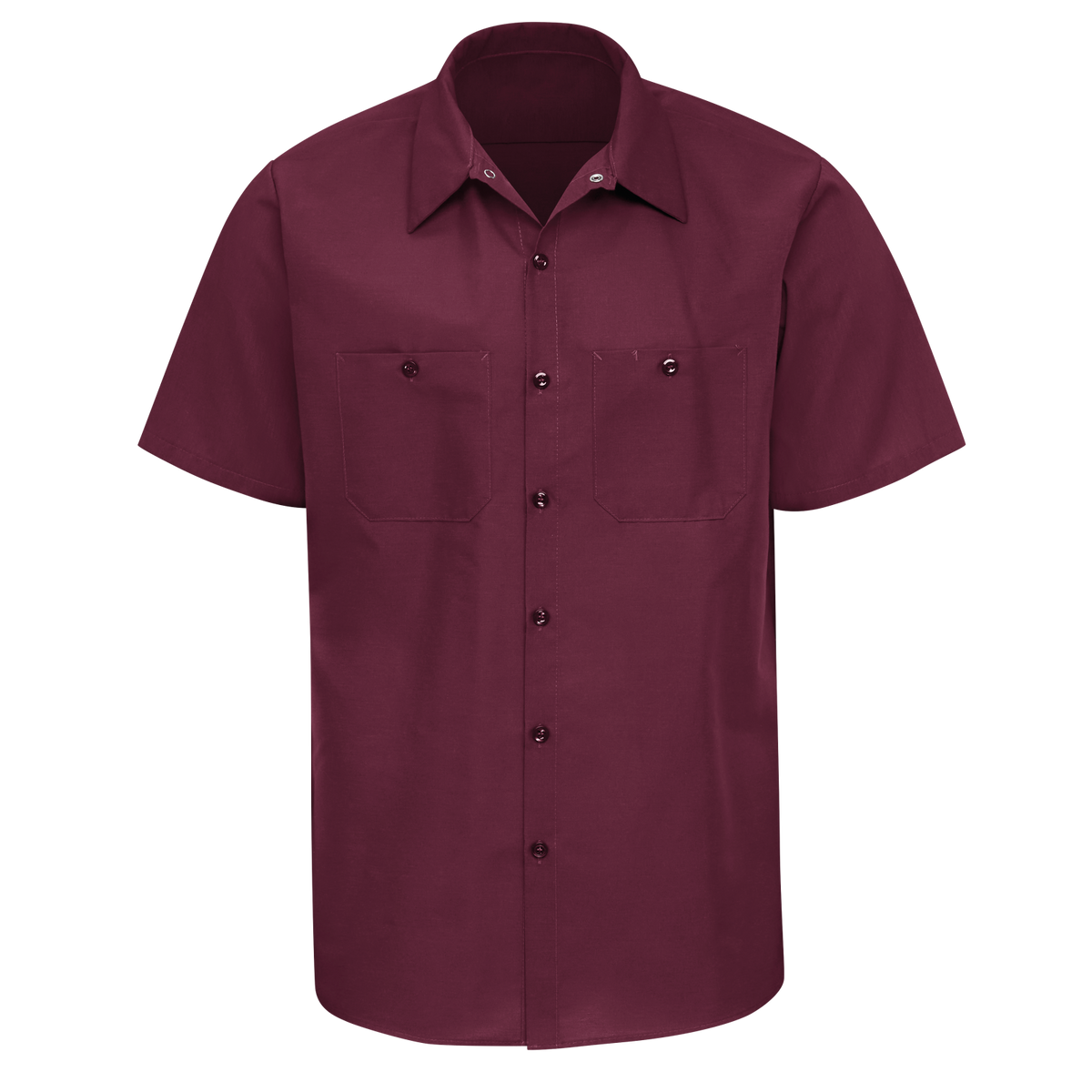 Red Kap Men&#39;s Industrial Short Sleeve Work Shirt - Work World - Workwear, Work Boots, Safety Gear