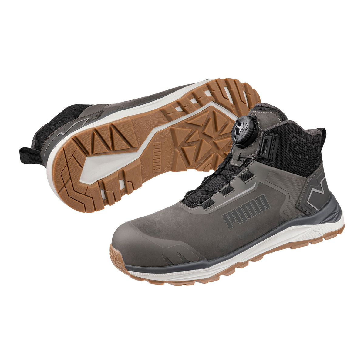 PUMA Safety Men's Fusion Disc Mid Comp Toe Work Boot