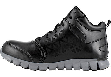 Reebok Work Men's Sublite Hi-Top Alloy Toe Work Sneaker Work Shoes Reebok Work Black 10 M