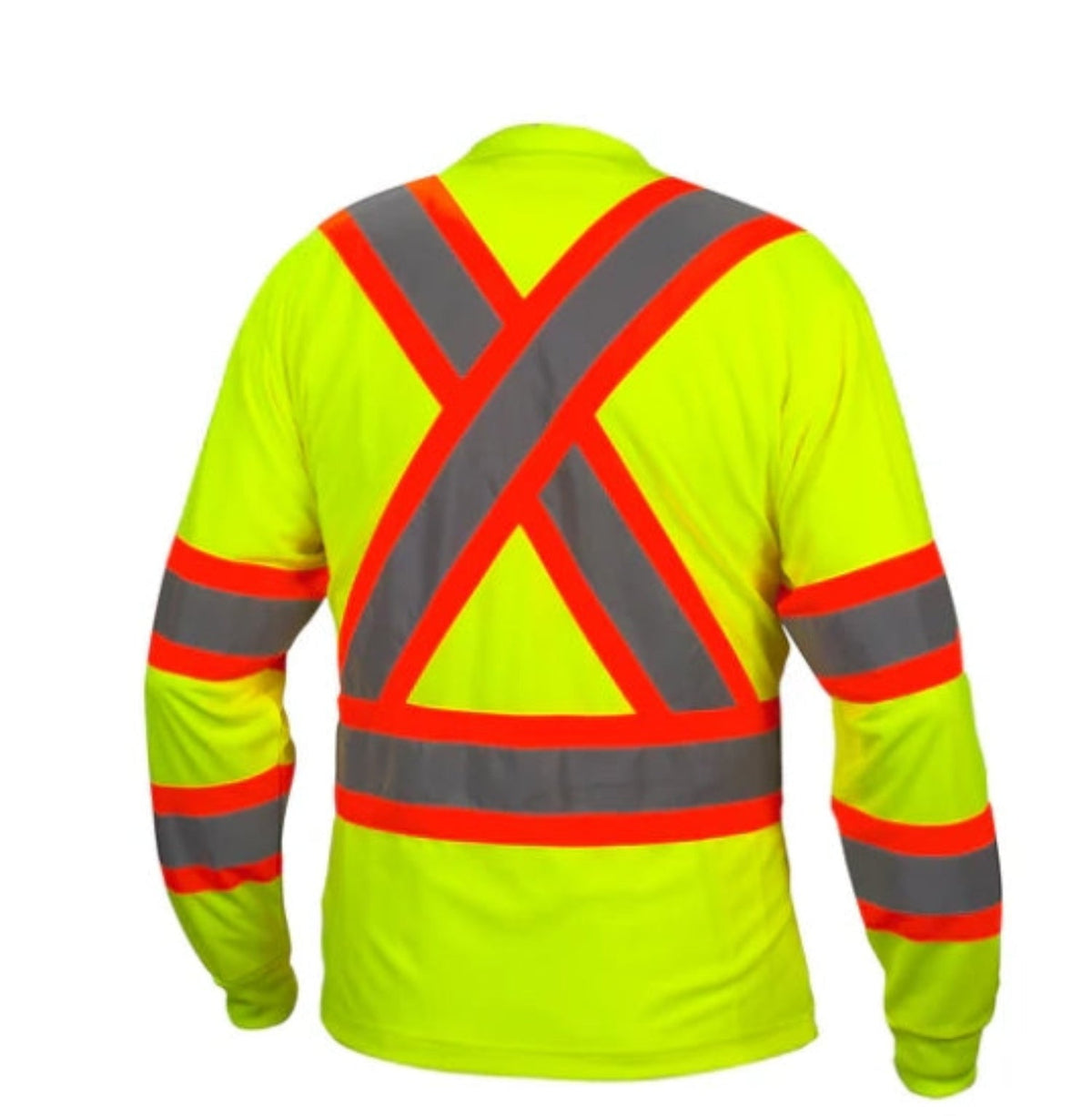 Pyramex Hi-Vis Class 3 Long Sleeve T-Shirt Long Sleeve T-Shirts Pyramex