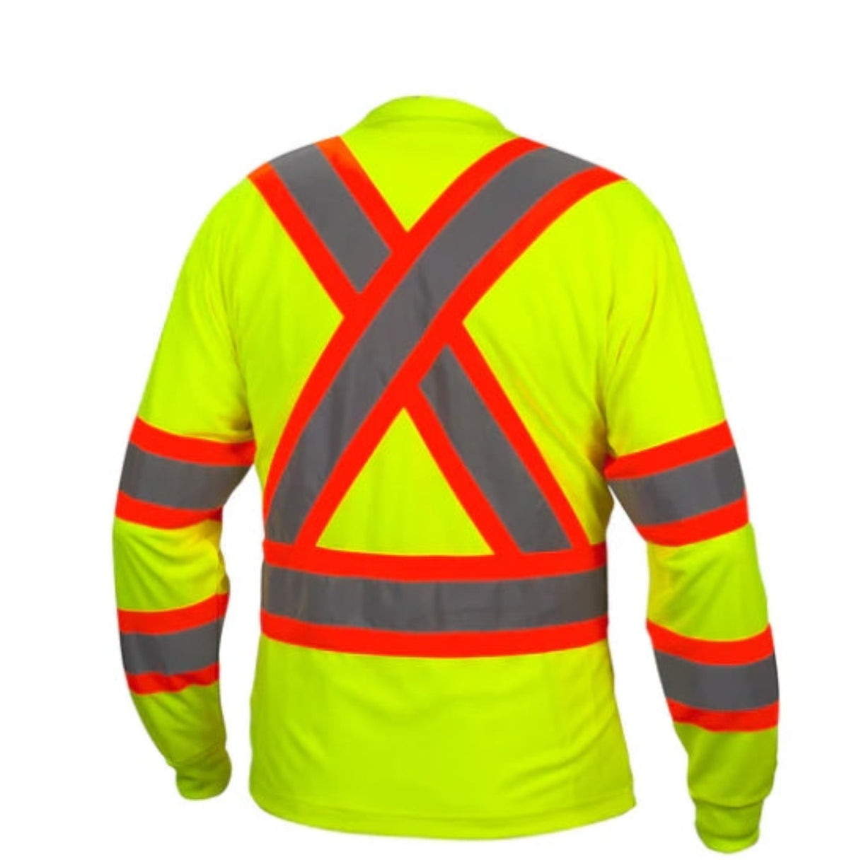 Pyramex Hi-Vis Class 3 Long Sleeve T-Shirt - Work World - Workwear, Work Boots, Safety Gear