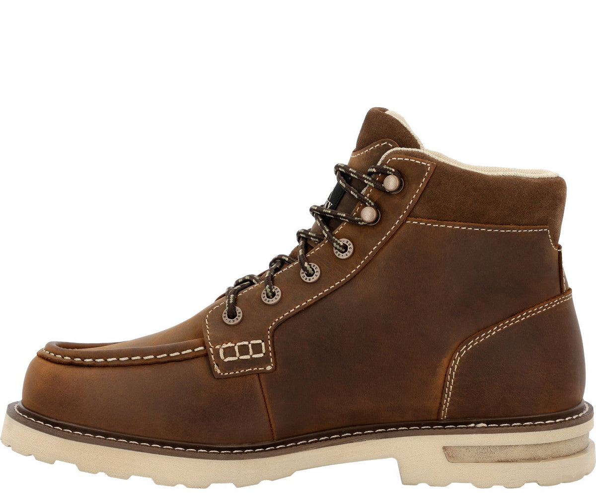 Rocky Men's Grindstone XTR 6" Waterproof EH Moc Toe Work Boot Work Boots Rocky