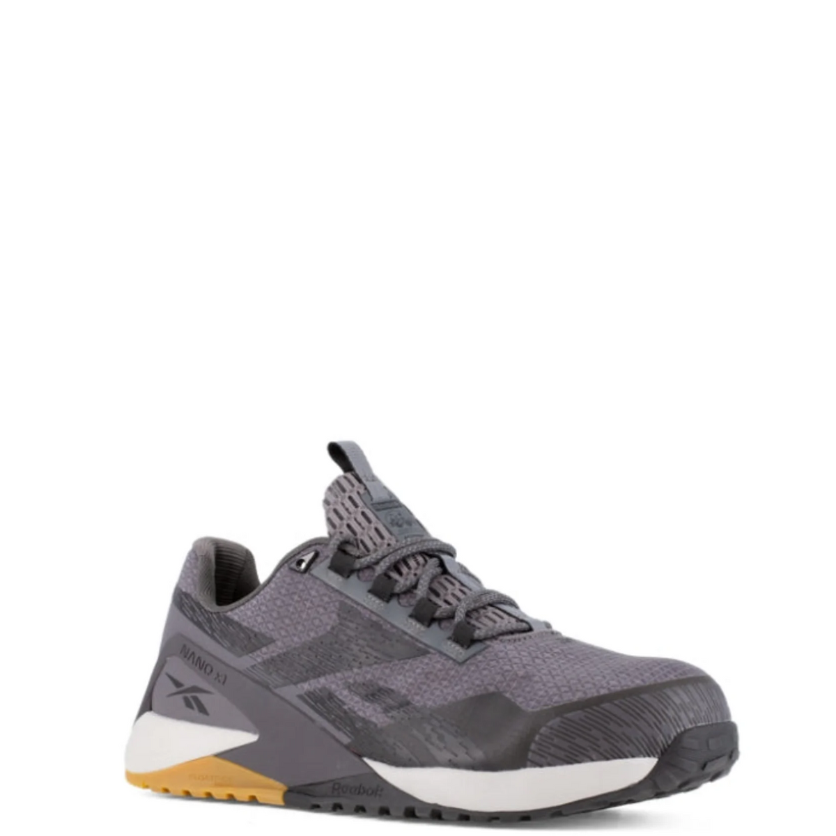 Reebok Work Men's Nano X1 Adventure Comp Toe Athletic Work Shoe Work Shoes Reebok Work Grey 10 M