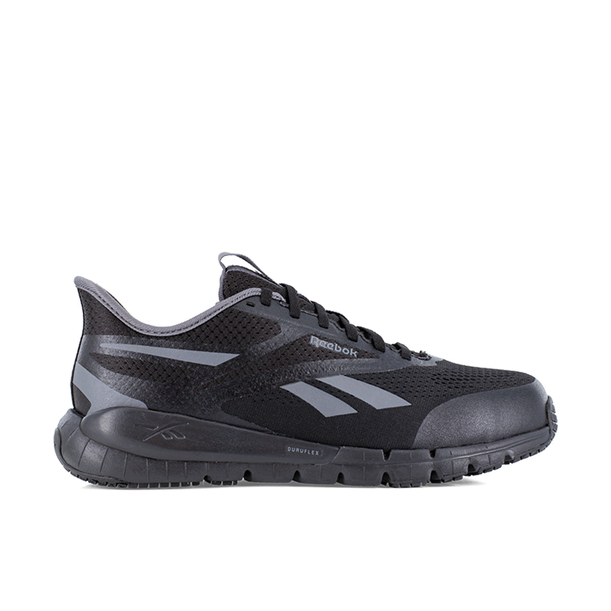 Reebok Work Men's Flex Trainer Work with Elevated Ease On/Off Work Shoes Reebok Work Black/Grey 10 M
