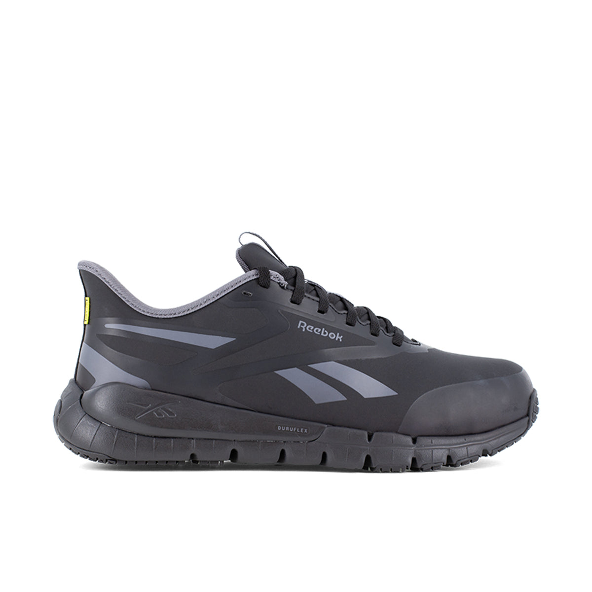 Reebok Work Men's Flex Trainer Work with Elevated Ease On/Off Work Shoes Reebok Work Black/Grey 10 M