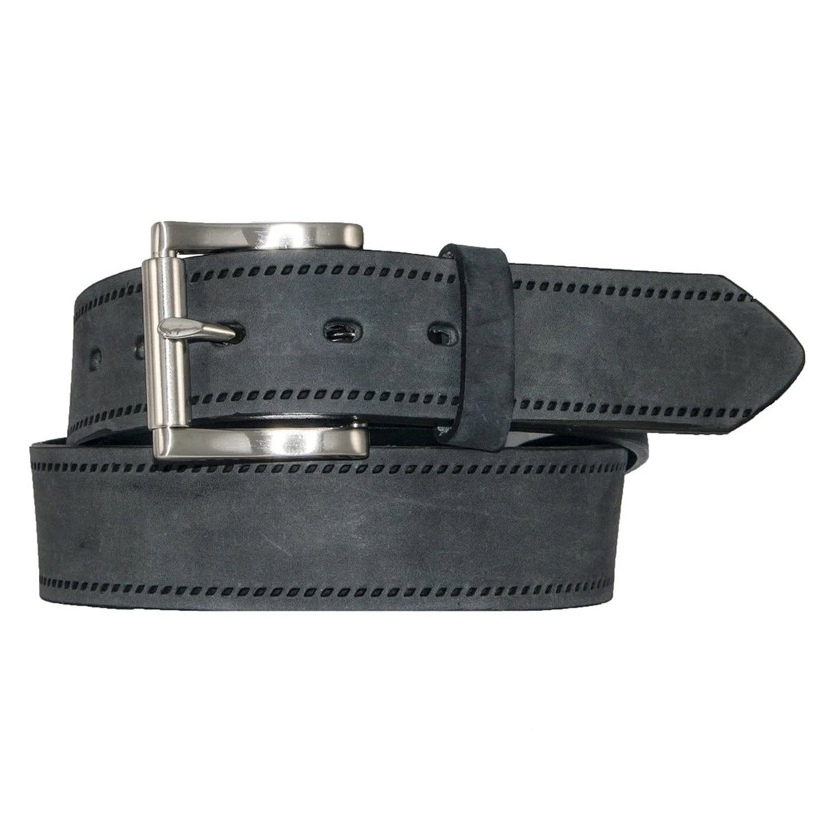 Rogers-Whitley Roughout Leather 1.5" Belt Belts & Suspenders Rogers-Whitley Black 32