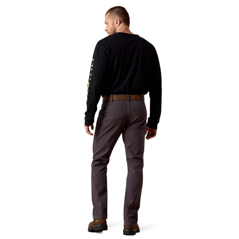 Ariat Men&#39;s Rebar M4 DuraStretch Made Tough Double Front Straight Leg Pant - Work World - Workwear, Work Boots, Safety Gear