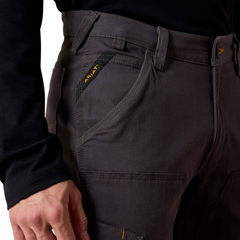 Ariat Men&#39;s Rebar M4 DuraStretch Made Tough Double Front Straight Leg Pant - Work World - Workwear, Work Boots, Safety Gear