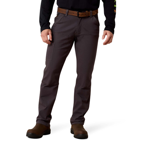Ariat Men&#39;s Rebar M4 DuraStretch Made Tough Double Front Straight Leg Pant - Work World - Workwear, Work Boots, Safety Gear