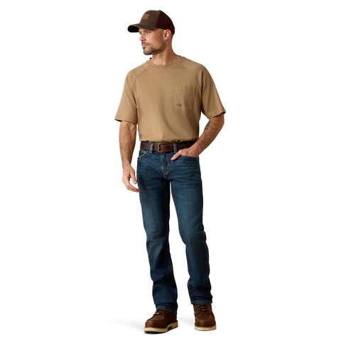 Ariat Men&#39;s Rebar M7 DuraStretch Edge Stackable Straight Leg Jean - Work World - Workwear, Work Boots, Safety Gear