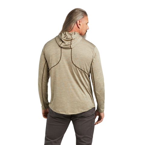 Ariat Men's Rebar Evolution Hooded Sun Long Sleeve Shirt Long Sleeve T-Shirts Ariat