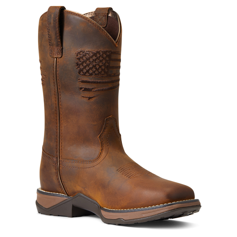 Ariat Women&#39;s Anthem Patriot Waterproof Western Boot - Work World - Workwear, Work Boots, Safety Gear