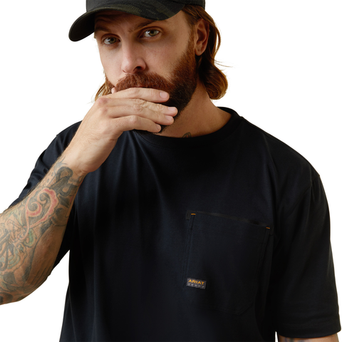 Ariat Men's Rebar Workman Born For This Graphic Short Sleeve T-Shirt T-Shirts Ariat