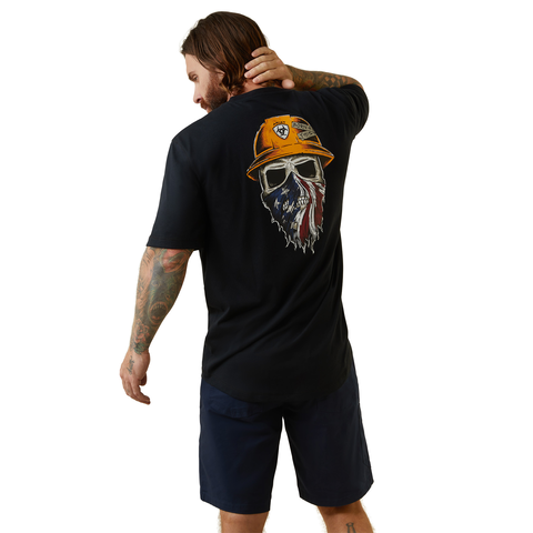 Ariat Men's Rebar Workman Born For This Graphic Short Sleeve T-Shirt T-Shirts Ariat Black 2XL Reg