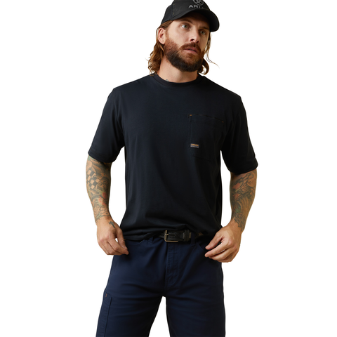 Ariat Men's Rebar Workman Born For This Graphic Short Sleeve T-Shirt T-Shirts Ariat