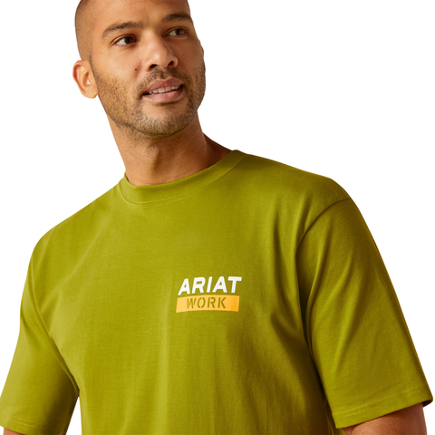 Ariat Men&#39;s Rebar Cotton Strong Roughneck Graphic Short Sleeve T-Shirt - Work World - Workwear, Work Boots, Safety Gear