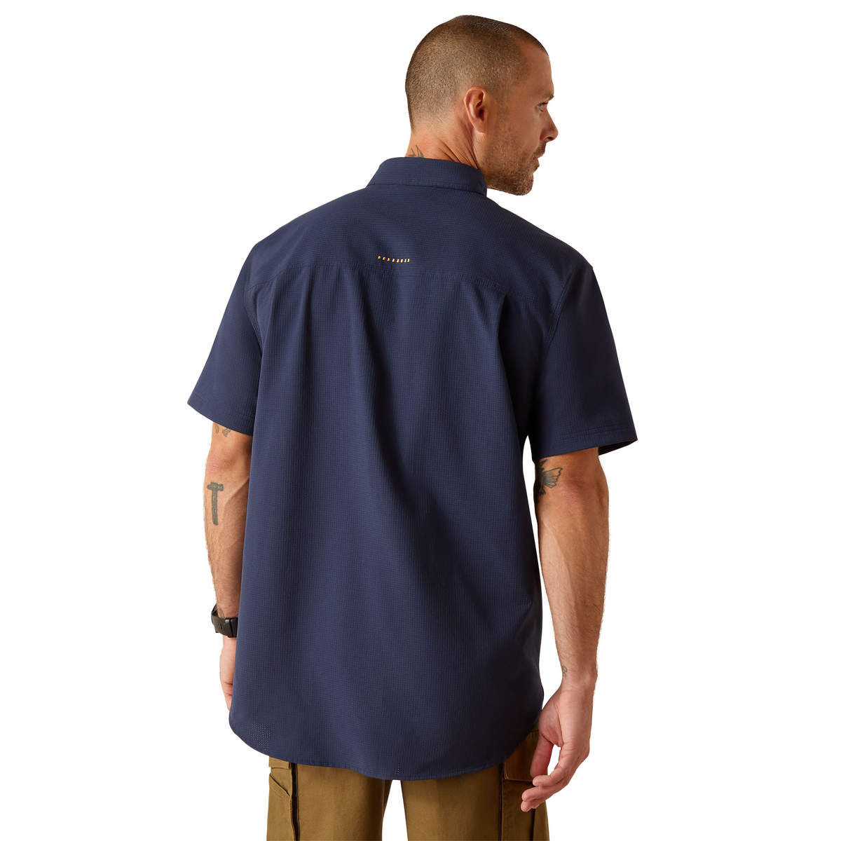 Ariat Men's Rebar Made Tough 360 AirFlow Short Sleeve Work Shirt Work Shirts Ariat