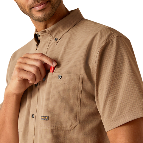 Ariat Men's Rebar Made Tough 360 AirFlow Work Shirt Work Shirts Ariat