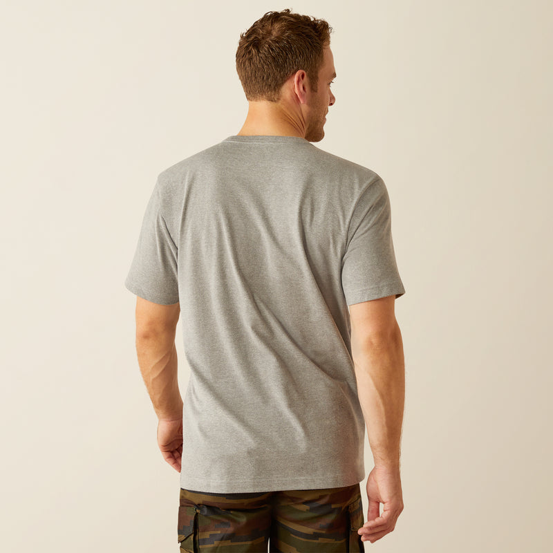 Ariat Men&#39;s Rebar CottonStrong Short Sleeve T-Shirt - Work World - Workwear, Work Boots, Safety Gear