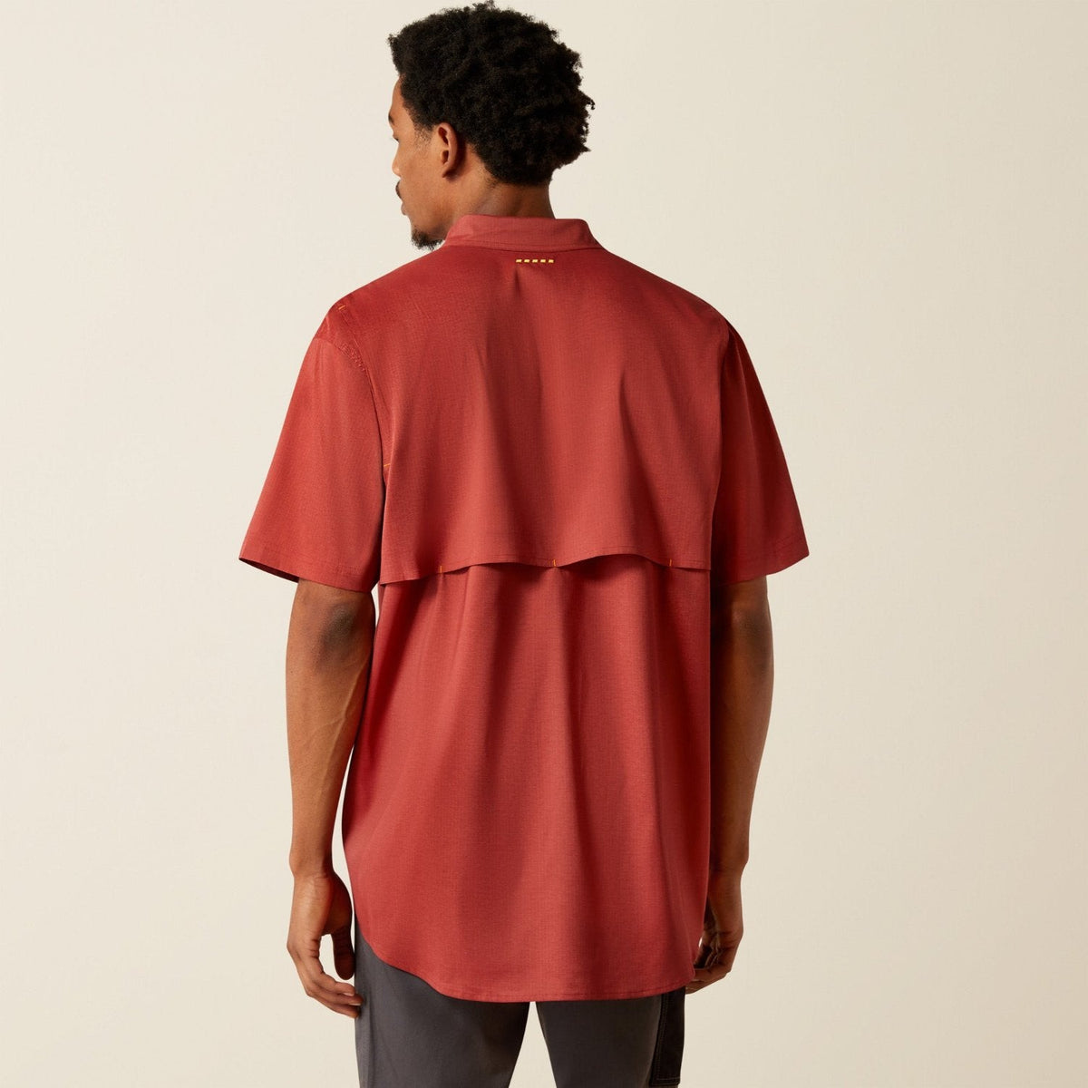Ariat Men's Made Tough Durastretch Button-Down Short Sleeve Work Shirt Work Shirts Ariat