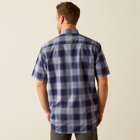 Ariat Men&#39;s Made Tough Durastretch Button-Down Short Sleeve Work Shirt - Work World - Workwear, Work Boots, Safety Gear