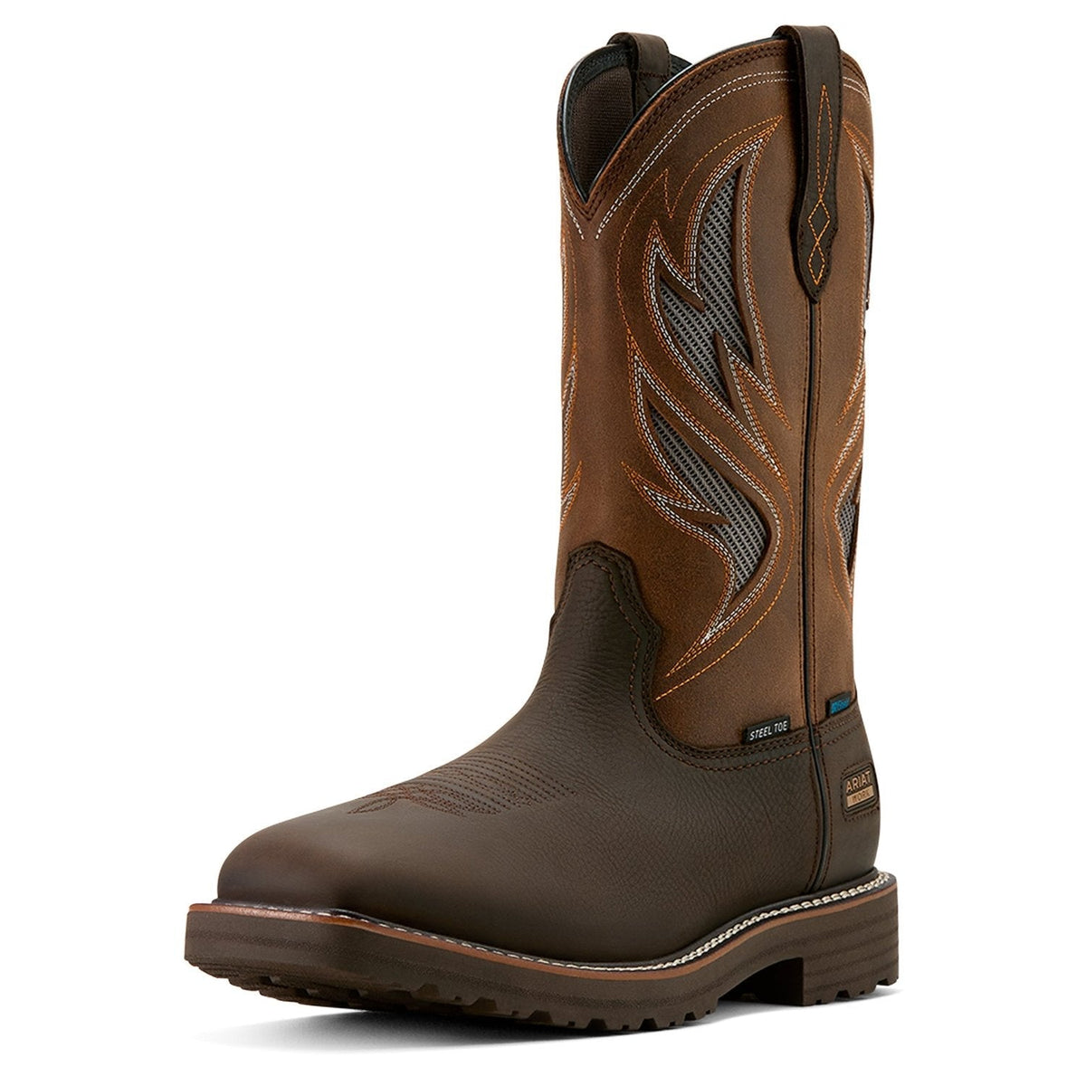 Ariat Men's Activator VentTEK 11" Waterproof Steel Toe Western Boot Western Boots Ariat Dark Brown 7 D