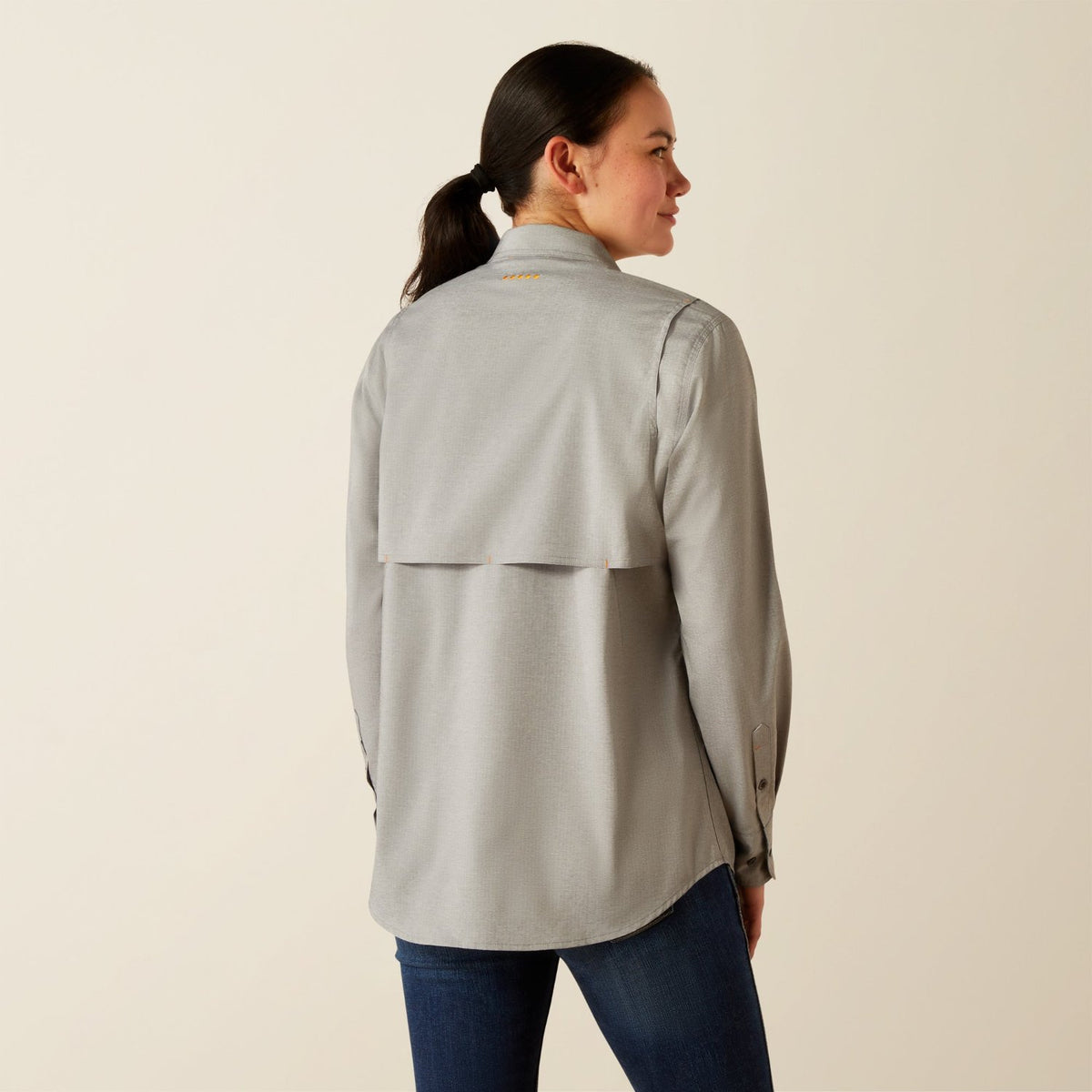 Ariat Women&#39;s Made Tough™ Durastretch™ Button-Down Long Sleeve Work Shirt - Work World - Workwear, Work Boots, Safety Gear