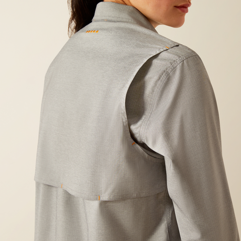 Ariat Women&#39;s Made Tough™ Durastretch™ Button-Down Long Sleeve Work Shirt - Work World - Workwear, Work Boots, Safety Gear