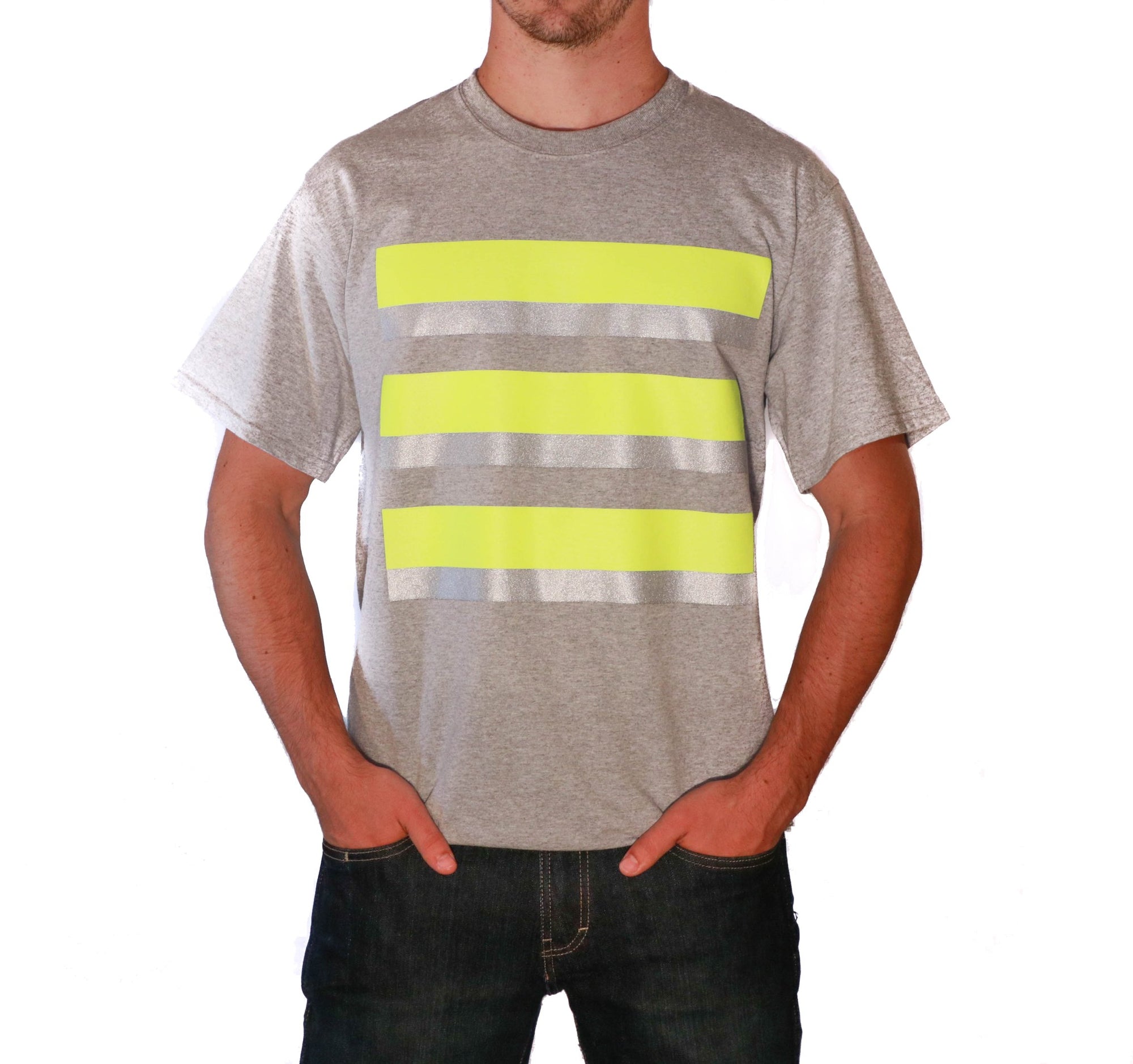 Whistle Workwear Safety Short Sleeve T-Shirt_Heather Grey - Work World - Workwear, Work Boots, Safety Gear