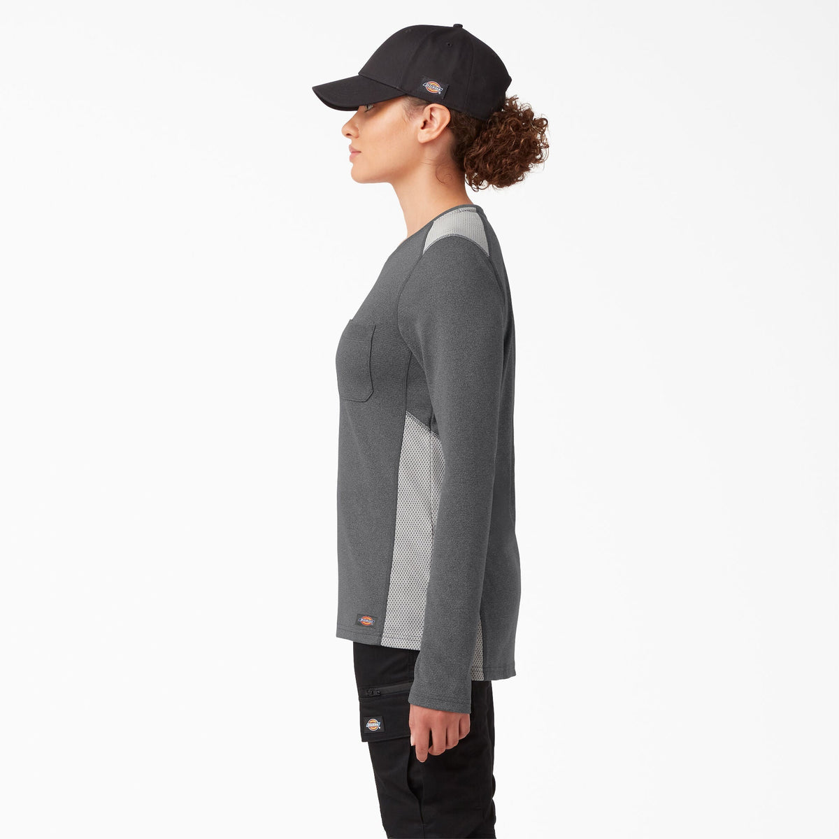 Dickies Women's Temp-IQ 365 Long Sleeve Pocket T-Shirt Long Sleeve T-Shirts Dickies