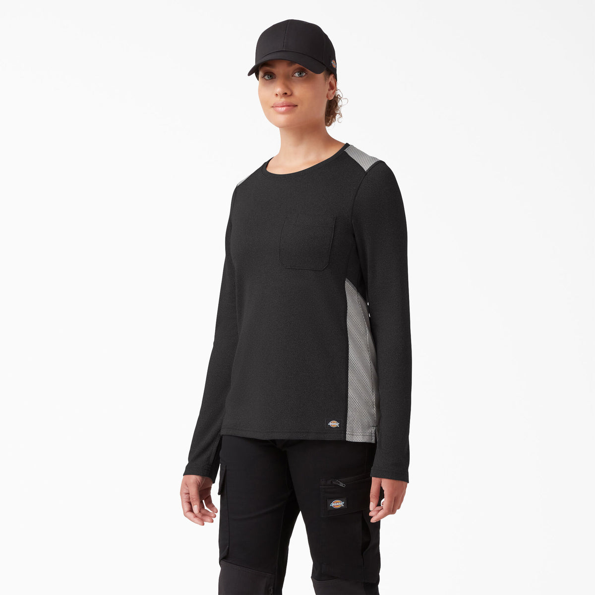 Dickies Women&#39;s Temp-IQ 365 Long Sleeve Pocket T-Shirt - Work World - Workwear, Work Boots, Safety Gear