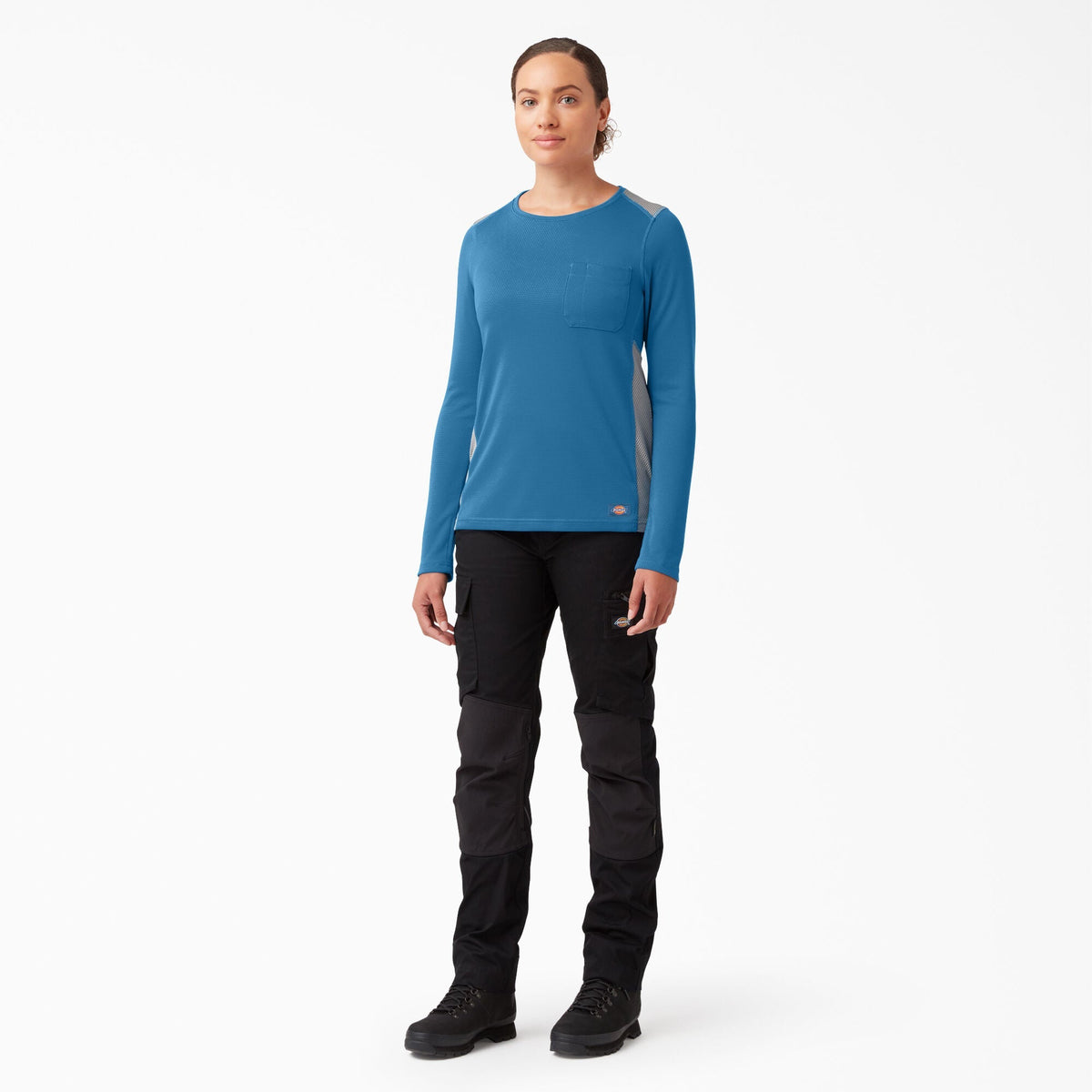 Dickies Women's Temp-IQ 365 Long Sleeve Pocket T-Shirt Long Sleeve T-Shirts Dickies