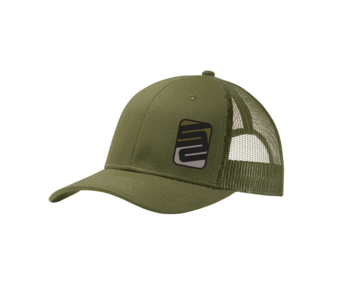 SafetyShirtz Port & Co Mesh Snap-Back Cap Hats & Caps SafetyShirtz Military Green OS