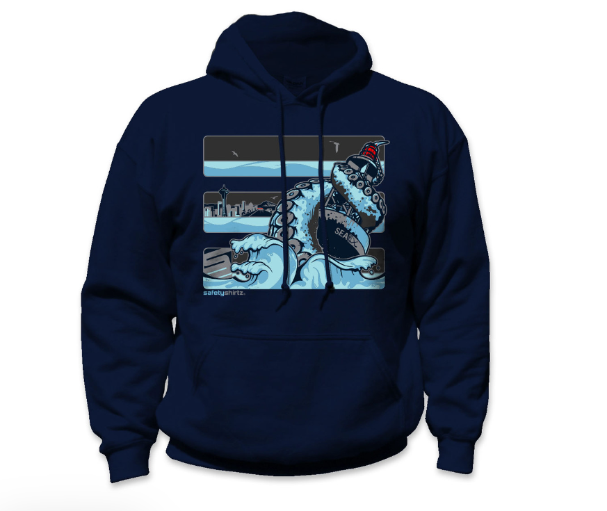 SafetyShirtz Seattle Ice Safety Reflective Hoodie - Work World - Workwear, Work Boots, Safety Gear