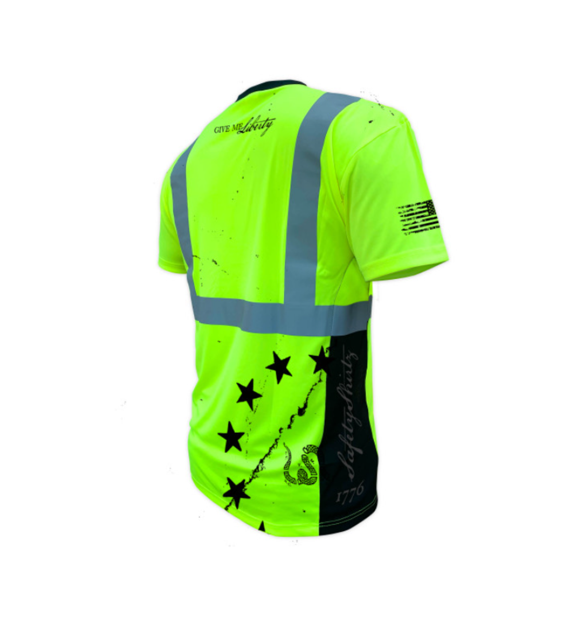 SafetyShirtz SS360 1776 Class 2 Hi-Vis Safety T-Shirt - Work World - Workwear, Work Boots, Safety Gear