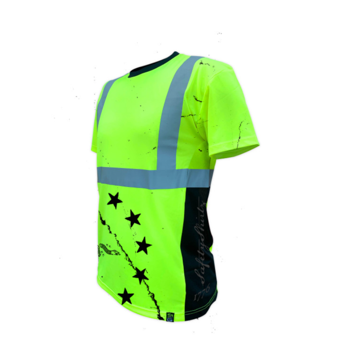 SafetyShirtz SS360 1776 Class 2 Hi-Vis Safety T-Shirt - Work World - Workwear, Work Boots, Safety Gear