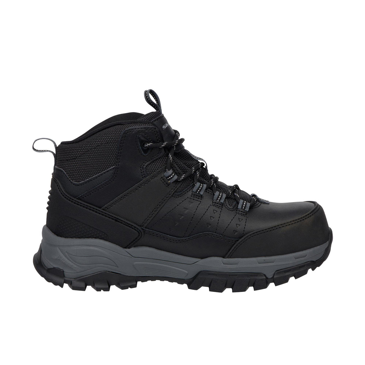 Skechers Men's Arch Fit Tarver Comp Toe Work Boot Work Boots Skechers Black 10 M