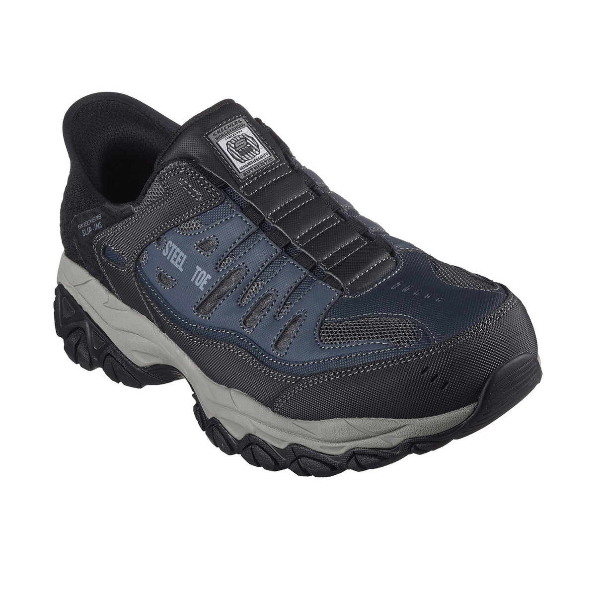 Skechers Men's Cankton - Faison Steel Toe Work Shoe Work Shoes Skechers