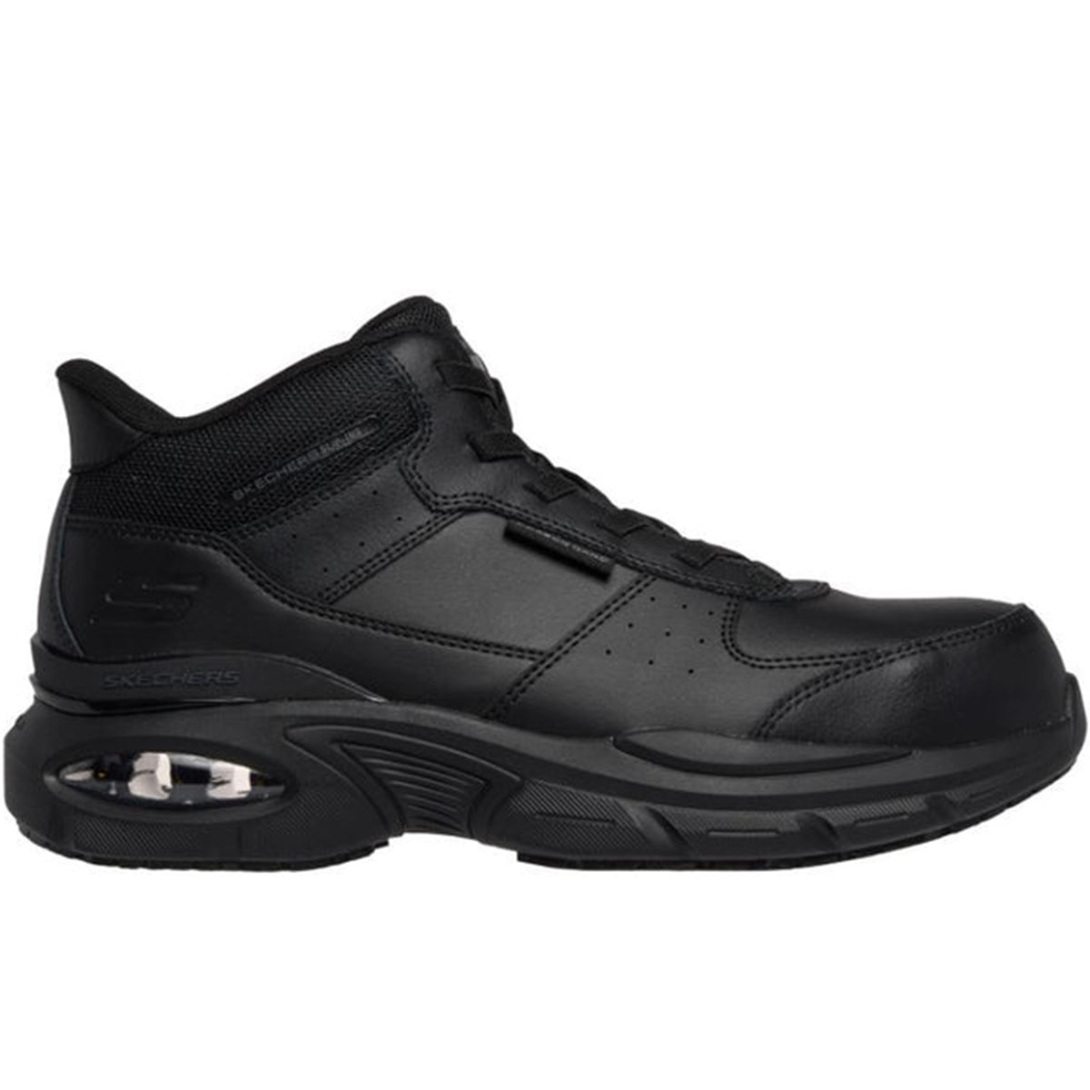 Skechers Men's Skech-Air Ventura - Ravek Soft Toe Work Shoe Work Shoes Skechers Black 10 M