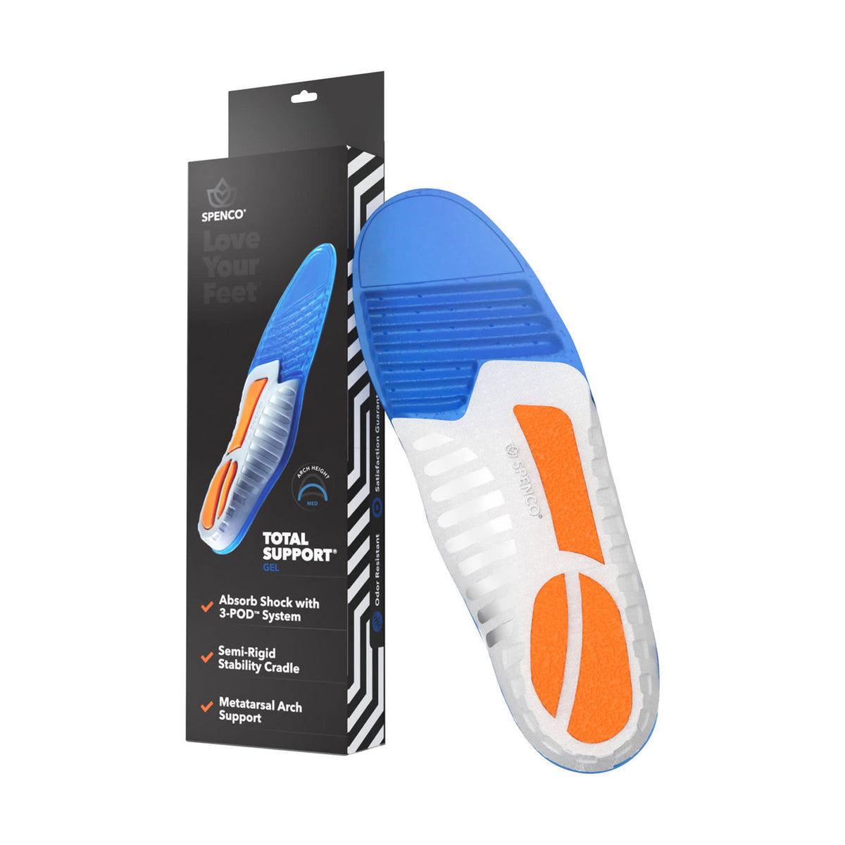Spenco Total Support Gel Insole Footwear Accessories Spenco