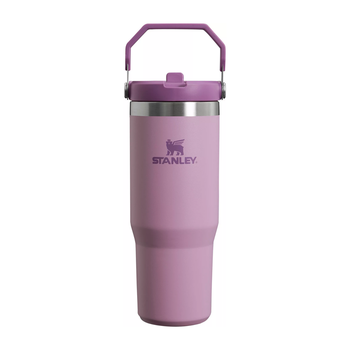 Stanley The IceFlow Flip Straw 30oz Tumbler Water Bottles & Jugs Stanley Tigerlily Plum OS