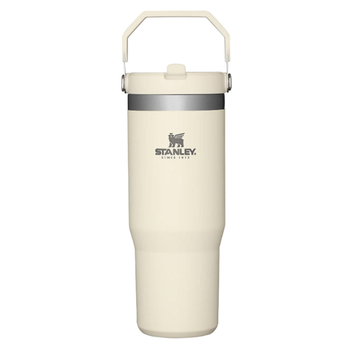 Stanley The IceFlow Flip Straw 30oz Tumbler Water Bottles & Jugs Stanley Cream OS